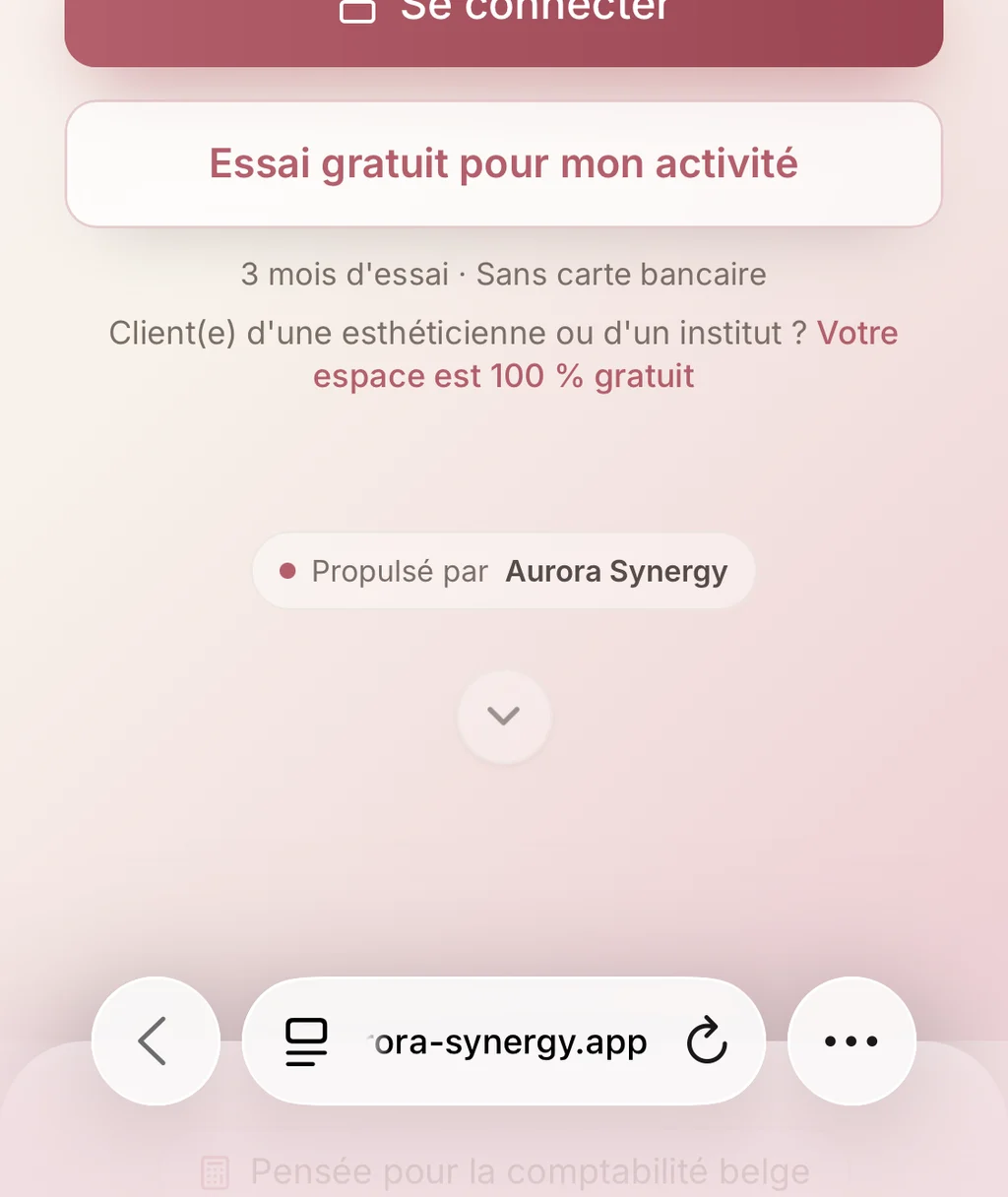 Capture d'écran de l'étape : Touchez «&nbsp;⋯&nbsp;», en bas à droite de Safari